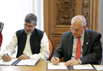 OECD Secretary-General Angel Gurría, and Nobel Laureate Kailash Satyarthi, founder of the Kailash Satyarthi Children’s Foundation (KSCF)